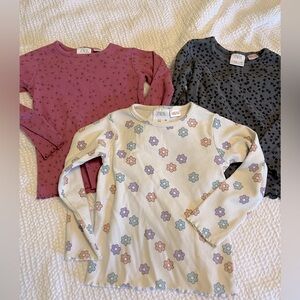 Zara Long Sleeve ribbed Tops bundle